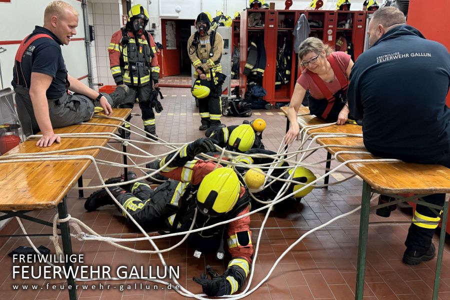 Ausbildung mit der Feuerwehr Mittenwalde